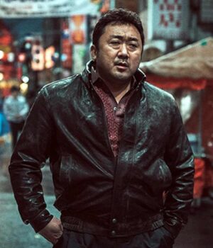  	Eternals Gilgamesh Black Leather Jacket For Men