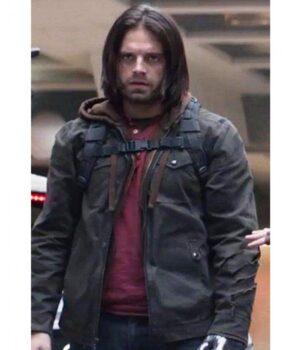  	Captain America Civil War Sebastian Stan Jacket