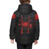 Spiderman Noir Double Breasted Black Leather Vest Spiderman Noir Double Breasted Black Leather Vest