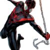  	Marvel’s Spider-Man Miles Morales Black Leather Costume Jacket