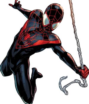 	Marvel’s Spider-Man Miles Morales Black Leather Costume Jacket