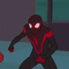  	Marvel’s Spider-Man Miles Morales Black Leather Costume Jacket