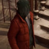  	Spider-Man Miles Morales Red Quilted Puffer Jacket
