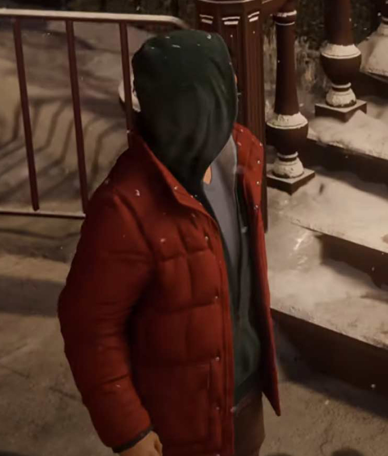 Spider-Man Miles Morales Red Quilted Puffer Jacket Spider-Man Miles Morales Red Quilted Puffer Jacket