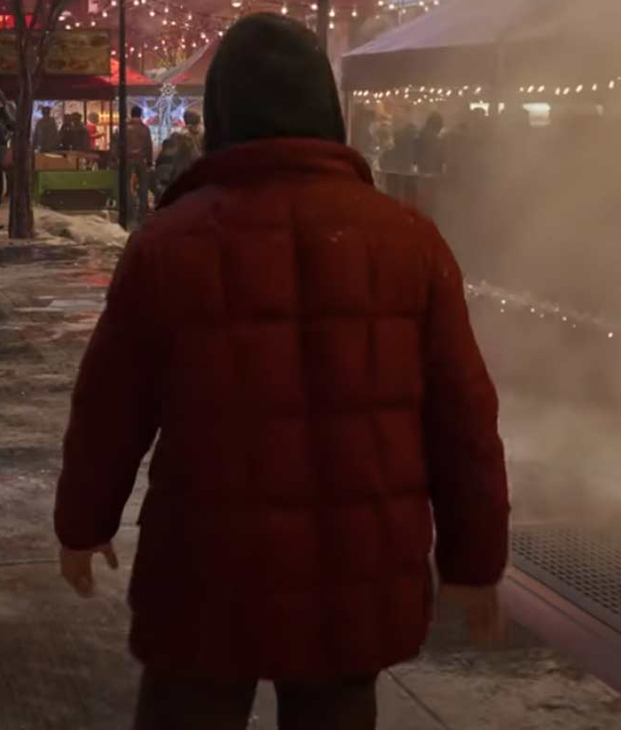 Spider-Man Miles Morales Red Quilted Puffer Jacket Spider-Man Miles Morales Red Quilted Puffer Jacket