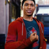  	Spider-Man Miles Morales PS4 Red Fleece Drawstring Hoodie