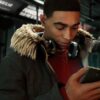  	Spider-Man Miles Morales Fur Hooded Parka Jacket