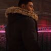  	Spider-Man Miles Morales Fur Hooded Parka Jacket