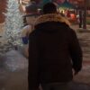  	Spider-Man Miles Morales Fur Hooded Parka Jacket