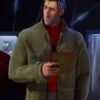  	Spider Man Into The Spider Verse Peter B Parker Green Cotton Coat