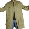  	Spider Man Into The Spider Verse Peter B Parker Green Cotton Coat
