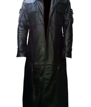  	Thomas Jane The Punisher Leather Trench Coat