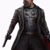  	Jon Bernthal The Punisher Leather Trench Coat