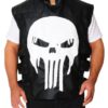  	Ray Stevenson Punisher War Zone Black Leather Vest