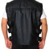 Ray Stevenson Punisher War Zone Black Leather Vest Ray Stevenson Punisher War Zone Black Leather Vest
