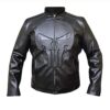  	The Punisher Frank Castle Leather Black Jacket