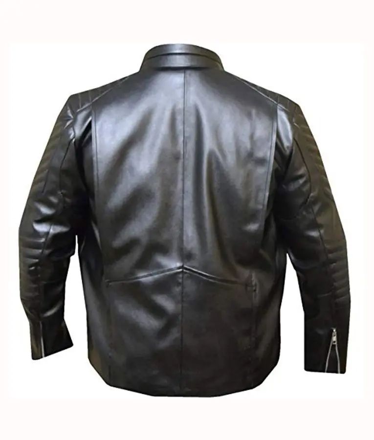 The Punisher Frank Castle Leather Black Jacket The Punisher Frank Castle Leather Black Jacket