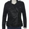  	Black Widow 2021 Natasha Romanoff Biker Leather Jacket
