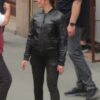  	Marvel Black Widow 2021 Natasha Romanoff Bomber Jacket