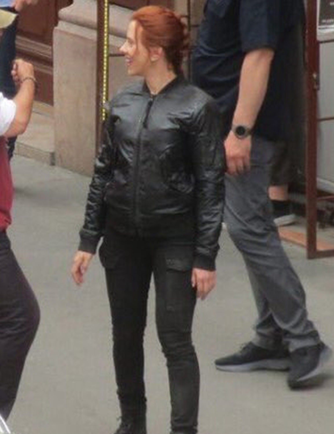 Marvel Black Widow 2021 Natasha Romanoff Bomber Jacket Marvel Black Widow 2021 Natasha Romanoff Bomber Jacket