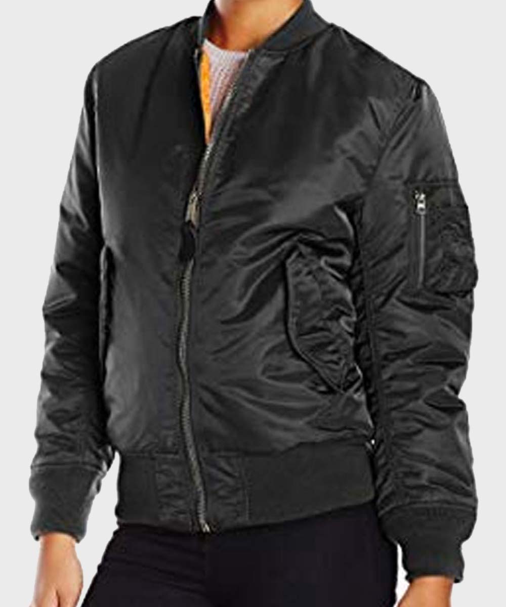 Marvel Black Widow 2021 Natasha Romanoff Bomber Jacket Marvel Black Widow 2021 Natasha Romanoff Bomber Jacket