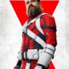  	Marvel Black Widow 2021 Red Guardian Costume Jacket