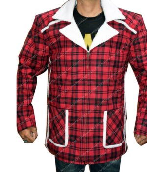  	Deadpool Shearling Flannel Jacket