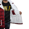 Deadpool Shearling Flannel Jacket Deadpool Shearling Flannel Jacket
