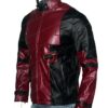  	Ryan Reynolds Red Deadpool Leather Jacket