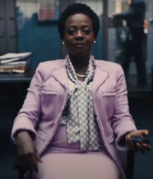  	Suicide Squad 2 Amanda Waller Pink Wool Blazer