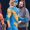  	The Suicide Squad 2 Javelin Yellow and Blue Jacket
