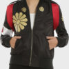  	Suicide Squad Tatsu Yamashiro Black Bomber Katana Jacket