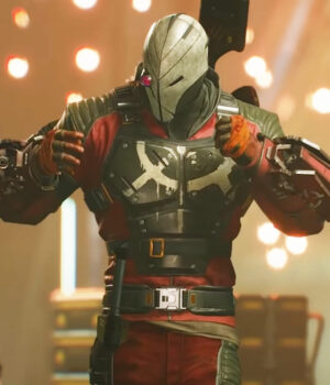  	Suicide Squad Justice League Game Deadshot Costume Jacket