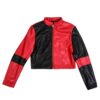  	Margot Robbie Harley Quinn Suicide Squad 2 Red Jacket