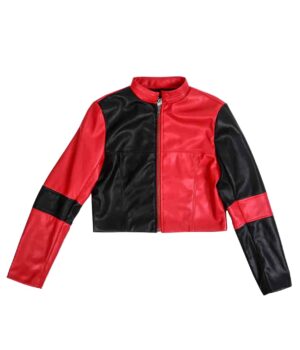  	Margot Robbie Harley Quinn Suicide Squad 2 Red Jacket