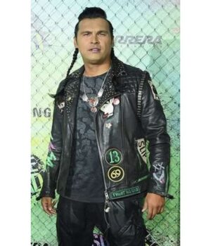  	Adam Beach Suicide Squad Slipknot Biker Jacket