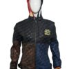  	Harley Quinn Daddy’s Lil’ Monster Quilted Black Jacket