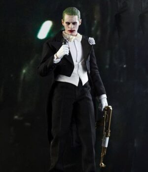  	Suicide Squad Joker Notch Collar Black Dinner Blazer