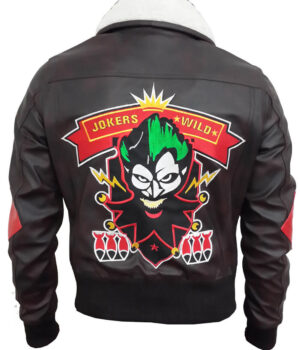  	The Harley Quinn Bombshell Leather Jacket