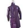  	Joker Suicide Squad Crocodile Notch Collar Purple Trench Coat