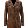 	Dawn Of Justice Batman Distressed Trench Coat