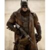  	Dawn Of Justice Batman Distressed Trench Coat