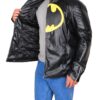 Black & Yellow Batman Lego Leather Jacket Black & Yellow Batman Lego Leather Jacket