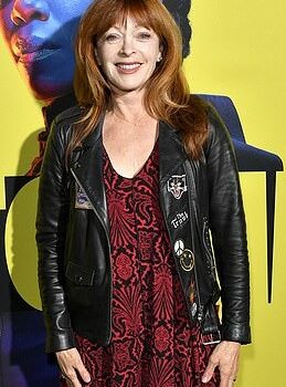  	Watchmen Editorial Frances Fisher Biker Leather Jacket