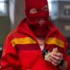  	Andrew Howard Watchmen Red Costume Jacket