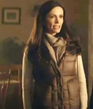  	Superman and Lois Lane Parachute Black Puffer Vest