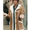  	Superman And Lois Lana Lang Shearling Fur Coat