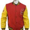  	Smallville Clark Kent Crows Varsity Cotton Jacket
