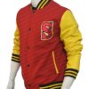  	Smallville Clark Kent Crows Varsity Cotton Jacket