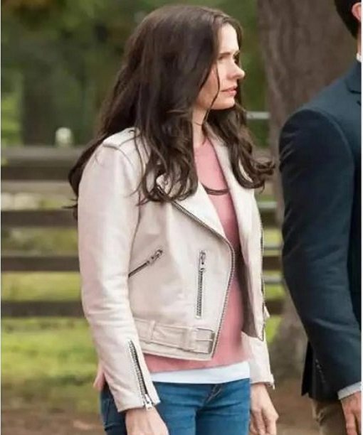 Superman and Lois Lane Off White Jacket Superman and Lois Lane Off White Jacket